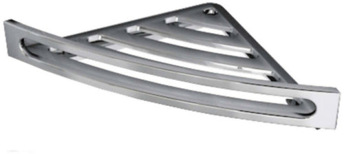 Angolare Doccia In Abs Cromato Serie Clip 2 Design Moderno Made In Italy Mensola Cromata Effetto Acciaio Lucido