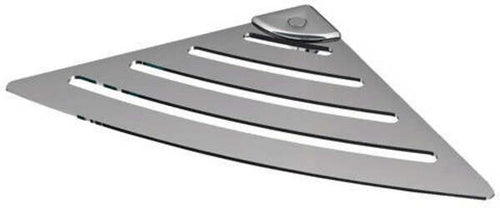 Angolare Doccia in Acciaio Inox Serie Point 1 Mensola Ad Angolo per Doccia Made in Italy Design Moderno
