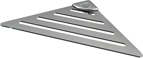 Angolare Doccia in Acciaio Inox Serie Point 2 Mensola Angolare Doccia Design Moderno Made in Italy