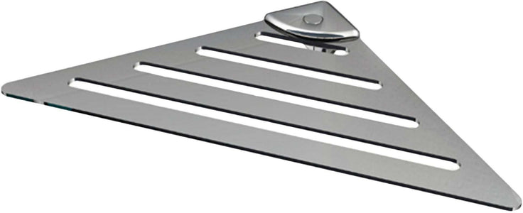 Angolare Doccia in Acciaio Inox Serie Point 2 Mensola Angolare Doccia Design Moderno Made in Italy