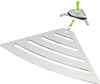 Angolare Doccia in Acciaio Inox Serie Point 2 Mensola Angolare Doccia Design Moderno Made in Italy