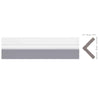 *STOCK FOLLI* asta intera di Profilo angolare in Polimeri Bianco RAL 9016 verniciabile 35X35mm