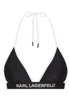 KARL LAGERFELD Costume da bagno TRIANGLE W/LOGO ELASTIC da donna