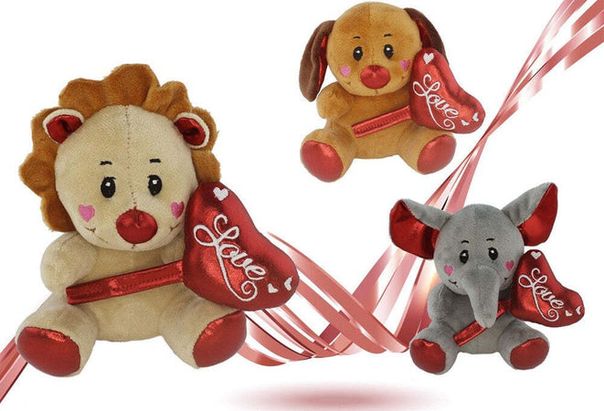 Animali Peluche Con Cuore Scritta Love Lam? 16cm San Valentino 3 Mod. Ass. 93642 Giochi e giocattoli/Peluche/Animali di peluche Trade Shop italia - Napoli, Commerciovirtuoso.it
