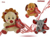 Animali-Peluche-Con-Cuore-Scritta-Love-Lamè-16cm-San-Valentino-3-Mod.-Ass.-93642