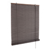 Tenda Anna Nero in bamboo, barre in legno e filo di poliestere copertura 75%