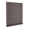 Tenda Anna Nero in bamboo, barre in legno e filo di poliestere copertura 75%