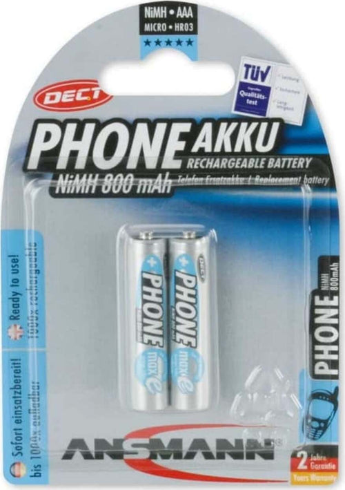 Ansmann-2x-Batterie-ricaricabili-mini-stilo-AAA