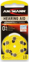 Ansmann-Batteria-bottone-Zinco-Aria-da-1,4V-Conf-6-pz