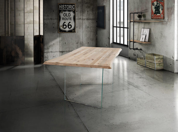 ANSON---tavolo-da-pranzo-moderno-in-vetro-e-legno-180x90-Marrone-Milani-Home