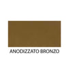 Zanzariera Plissettata su misura ''Aurora'' profilo Bronzo Anodizzato apertura laterale (Made In Italy)