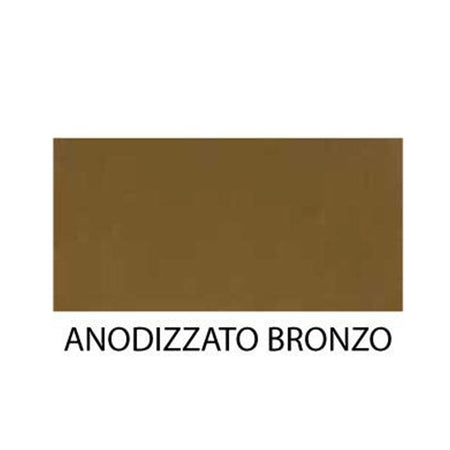 Zanzariera Plissettata su misura ''Aurora'' profilo Bronzo Anodizzato apertura laterale (Made In Italy)