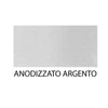 Zanzariera Plissettata su misura ''Aurora'' profilo Argento Anodizzato apertura laterale (Made In Italy)