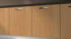 Anta per mobili in Legno nobilitato Compresa di Maniglia spessore 1.8 cm 90x60 in colore faggio