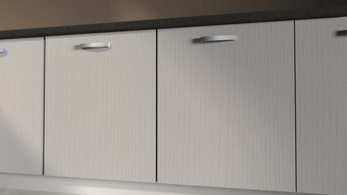 Anta per mobili 72x45 cm colore bianco frassino in Legno nobilitato Compresa di Maniglia spessore 1.8 cm