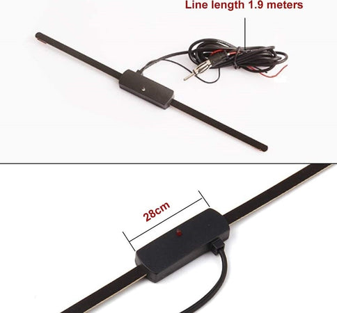 Antenna Autoradio Universale Radio Am/fm Patch Montaggio Parabrezza 48-960 Mhz Auto e Moto/Parti per auto/Antenne Trade Shop italia - Napoli, Commerciovirtuoso.it