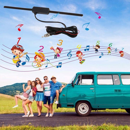 Antenna Autoradio Universale Radio Am/fm Patch Montaggio Parabrezza 48-960 Mhz Auto e Moto/Parti per auto/Antenne Trade Shop italia - Napoli, Commerciovirtuoso.it