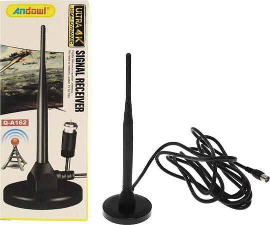 Antenna Di Segnale Tv Per Interni 1080p Base Magnetica Con Cavo Coassiale Q-a162 Elettronica/Home Cinema TV e video/Accessori/Antenne/Antenne TV Trade Shop italia - Napoli, Commerciovirtuoso.it