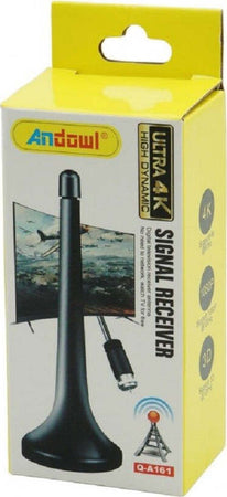 Antenna Di Segnale Tv Per Interni 1080p Base Magnetica Con Cavo Coassiale Q-a162 Elettronica/Home Cinema TV e video/Accessori/Antenne/Antenne TV Trade Shop italia - Napoli, Commerciovirtuoso.it