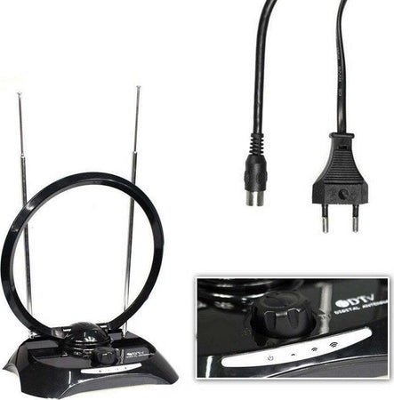 Antenna Digitale Terrestre Amplificata Interni Segnale Hd Vhf Uhf Hdtv 38dbi Elettronica e telefonia > Accessori Audio e Video > Antenne Trade Shop italia - Napoli, Commerciovirtuoso.it