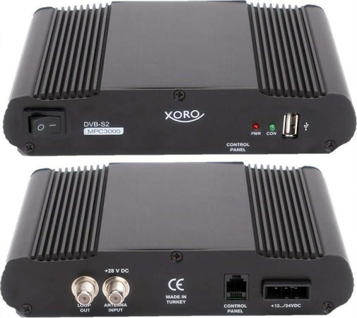 Antenna-Satellitare-Portatile-Automatica-Mobile-38-CM-DVB-S2-LNB-Twin-per-Camper-Camion-e-Automobile-XORO-MPA-38