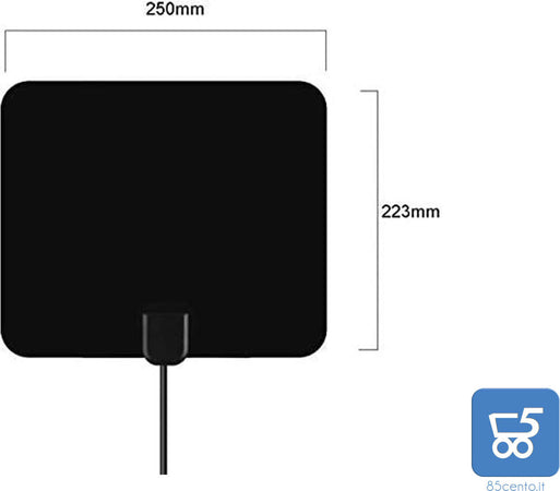 Antenna TV, SUNRASE 13FT Aggiornato USB Alimentato Amplificato Antenna1080P HDTV Digitale Con 13 Metri Indoor ad Antenna TV Via Cavo Per Canali Locali