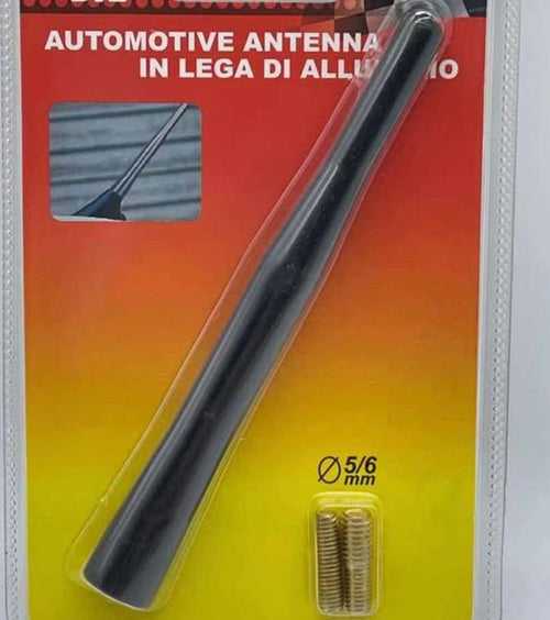 Antenna-Universale-Mini-12-Cm-Corta-Am-Fm-Colore-Nero-Per-Autoradio-Radio-Dab