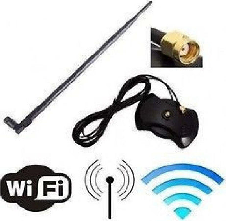 ANTENNA WIFI WIRELESS OMNIDIREZIONALE 28dBi ATTACCO RP-SMA 2.4GHz BASE MAGNETICA  Trade Shop italia - Napoli, Commerciovirtuoso.it