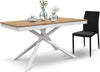 ANTHEA---tavolo-da-pranzo-allungabile-cm-90-x-160/220-x-77-h-Quercia-Chiaro-Milani-Home