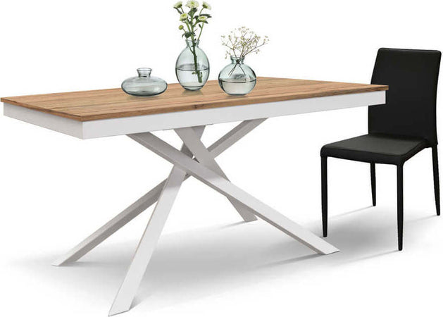 ANTHEA---tavolo-da-pranzo-allungabile-cm-90-x-160/220-x-77-h-Quercia-Chiaro-Milani-Home