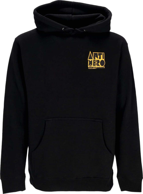 ANTI-HERO-Felpa-Cappuccio-Uomo-Slingshot-Ii-Hooded-Black/gold-da-uomo