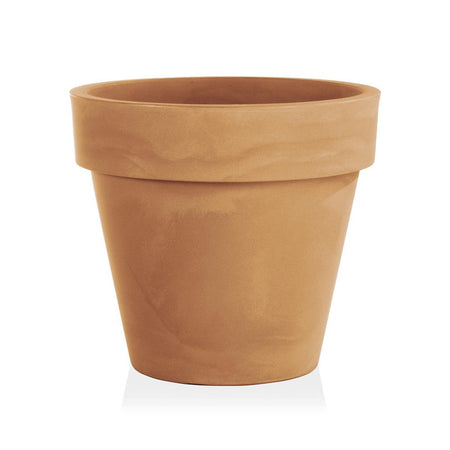 Vaso tondo "Standard One Essential" in plastica colorati da esterno e giardino per piante e fiori