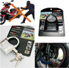 Antifurto-Bloccadisco-Con-Allarme-Sonoro-Per-Moto-Scooter-Lucchetto-Bloccadischi