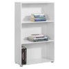 Libreria Bassa in legno da ufficio e cameretta arredamento interno h 119 cm Made in Italy