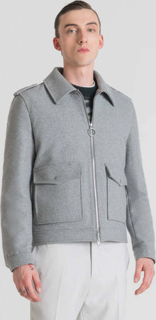 Antony Morato Cappotto Corto Uomo Regular Fit Ai24 Grigio Chiaro Giacca Casual Invernale Lana E Cashmere Moda/Uomo/Abbigliamento/Giacche e cappotti/Cappotti Kanal 32 - Santa Maria di Licodia, Commerciovirtuoso.it