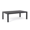 Tavolo Kledi piano in ceramica, struttura in alluminio per esterno da 120 x 70 cm