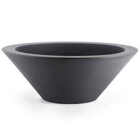 Vaso Moderno "Ciotola Schio" Essential in plastica da giardino per fiori e piante