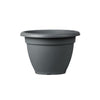 Vaso tondo ''Campana Basic'' classico per fiori e piante, in plastica, da esterno e giardino