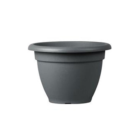 Vaso tondo ''Campana Basic'' classico per fiori e piante, in plastica, da esterno e giardino