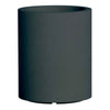 Vaso Cromia Venusio cilindrico decorazione in resina Made in Italy da Ø 40 x h 50 cm