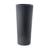Vaso moderno Cilindro Schio Cono Essential in plastica da giardino per fiori e piante.