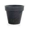 Vaso tondo Standard One Essential in plastica colorati da esterno e giardino per piante e fiori