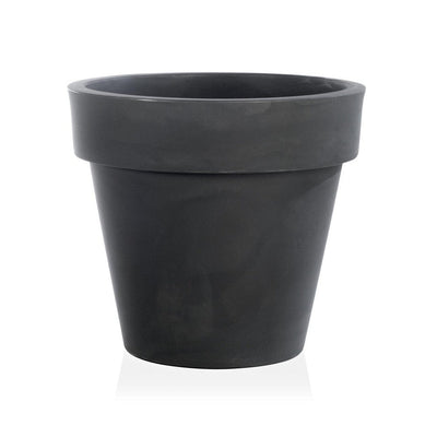 Vaso tondo Standard One Essential in plastica colorati da esterno e giardino per piante e fiori