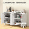 AOS72-NUOVO-SVENDITA-credenza-bianca-mobile-tv-cucina-soggiorno-salotto-camera-bagno-multiuso