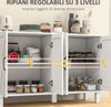 AOS72-NUOVO-SVENDITA-credenza-bianca-mobile-tv-cucina-soggiorno-salotto-camera-bagno-multiuso