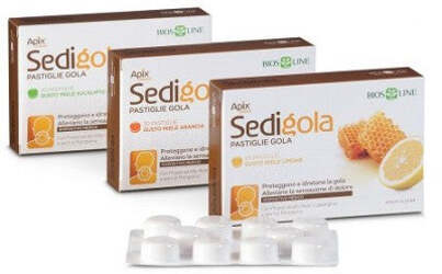 Apix propoli sedigola miele limone 20 pastiglie