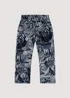 NO PROBLEMO Apocalypse Jacquard Bagi Jean da uomo