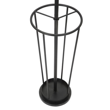 Appendiabiti e portaombrelli in metallo colore nero per interni