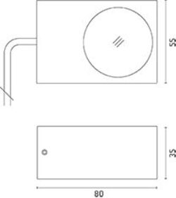 Flos Heavy Metal Hp Wall 1 Apparecchio per installazione esterna a parete
