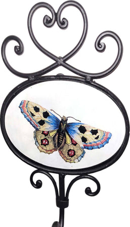Appendi Asciugamani Da Parete Lorenzon in Ferro Nero Con Disegno Di Farfalla in Stile Country Provenzale 38 Cm Casa e cucina/Bagno/Accessori e biancheria da bagno per bambini/Accessori/Ganci appendi asciugamani Ideart - Valdilana, Commerciovirtuoso.it
